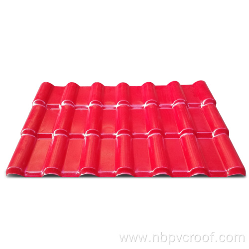 Roman type plastic resin upvc roof tile